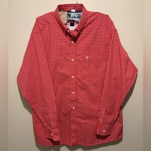 Ariat Pro Red Plaid Men's Casual Shirt(not for sale )